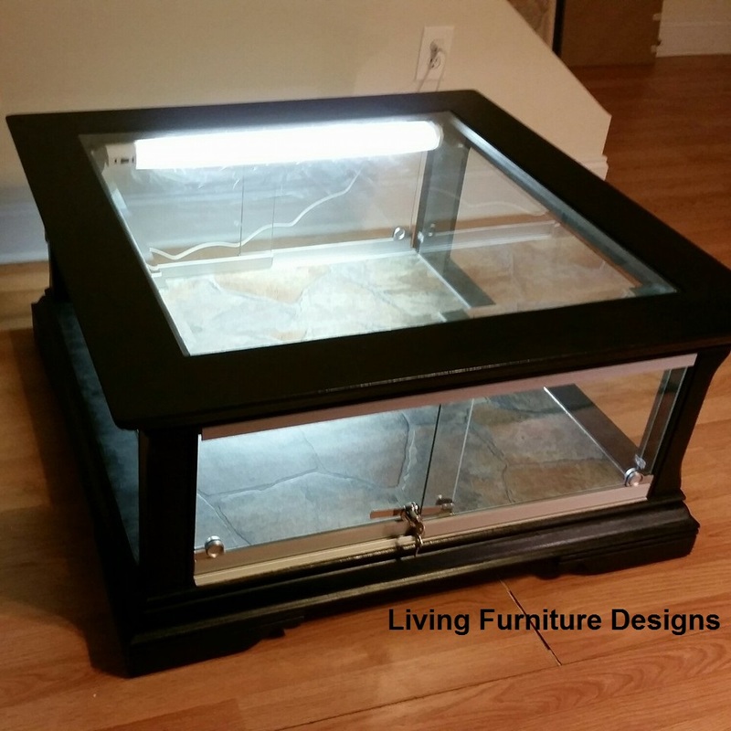 Refinished Reptile Coffee Table